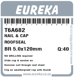 T6A682 - Roof Nail & Cap -T6A682_Label_T